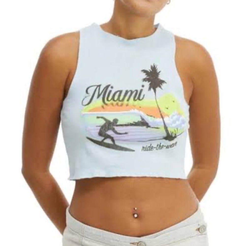 urban outfitters (BDG) - miami surfer shirt